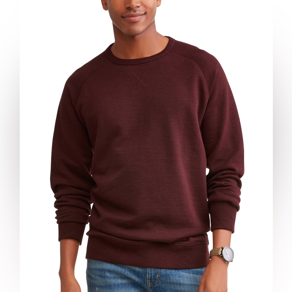 Maroon Crew Sweater